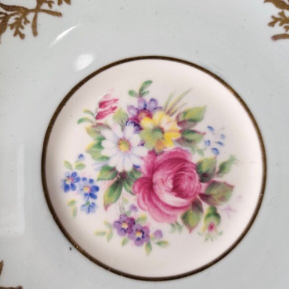 Vintage Paragon Replacement Saucer Bone China Mde in England Light Blue Band - Picture 2 of 9